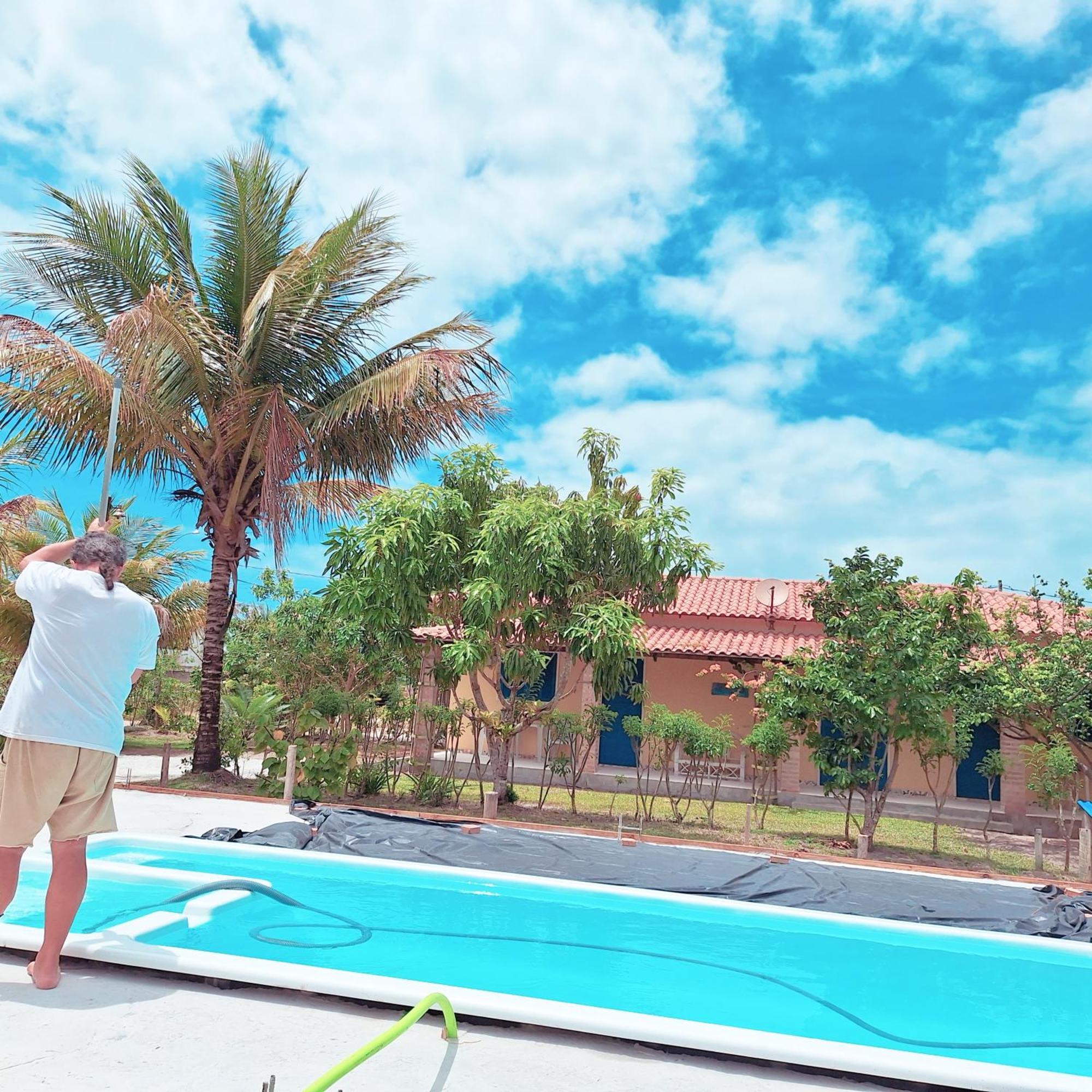 Casa Na Praia Com Piscina Costa Dourada Ngoại thất bức ảnh